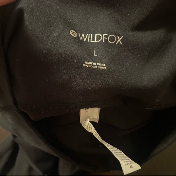 WILDFOX Paxton Slit Flare Pant Black - Picture 6 of 7